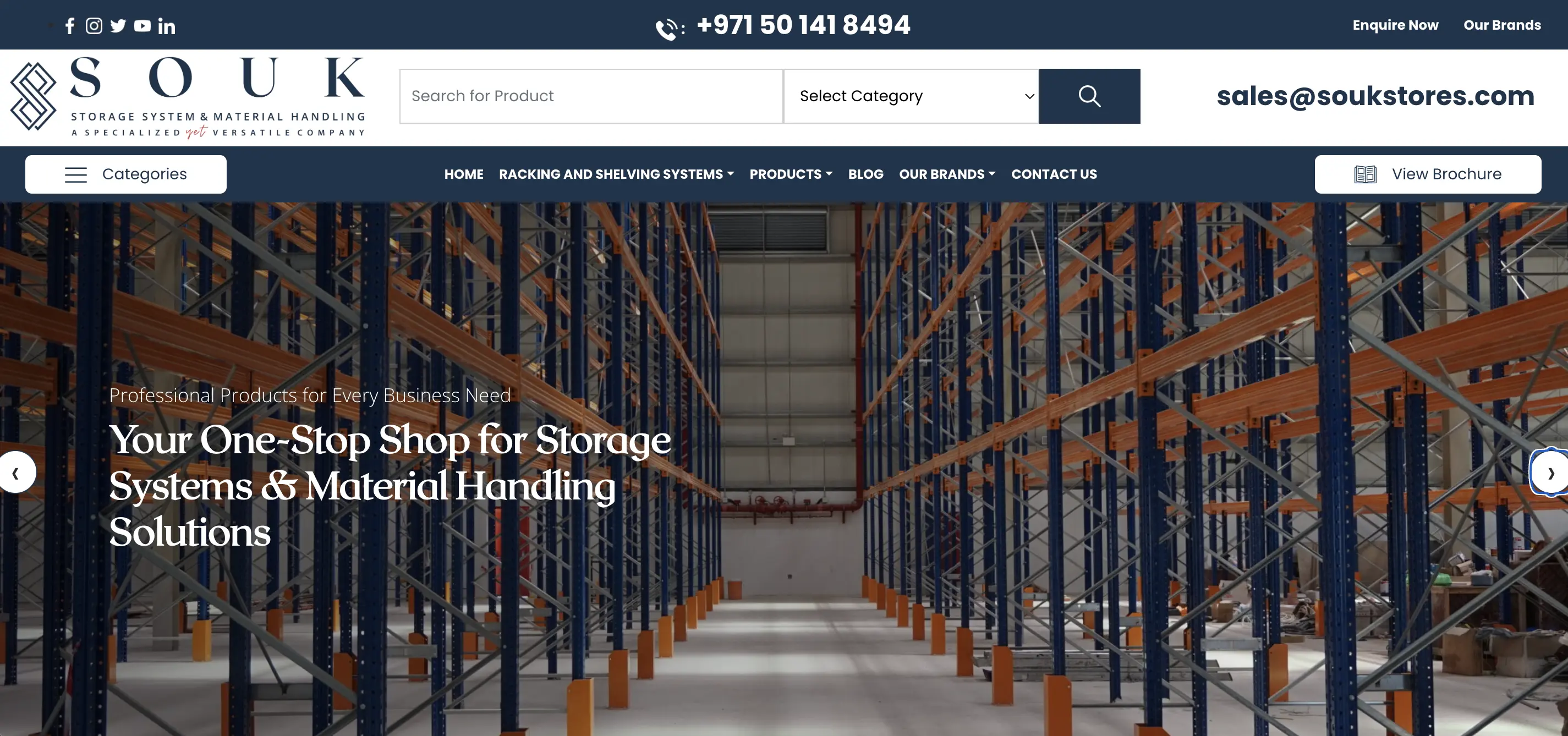 SoukStores website